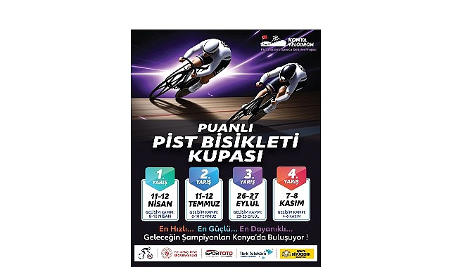 Konya Velodromu, geleceğin şampiyonlarını ağırlamaya hazırlanıyor