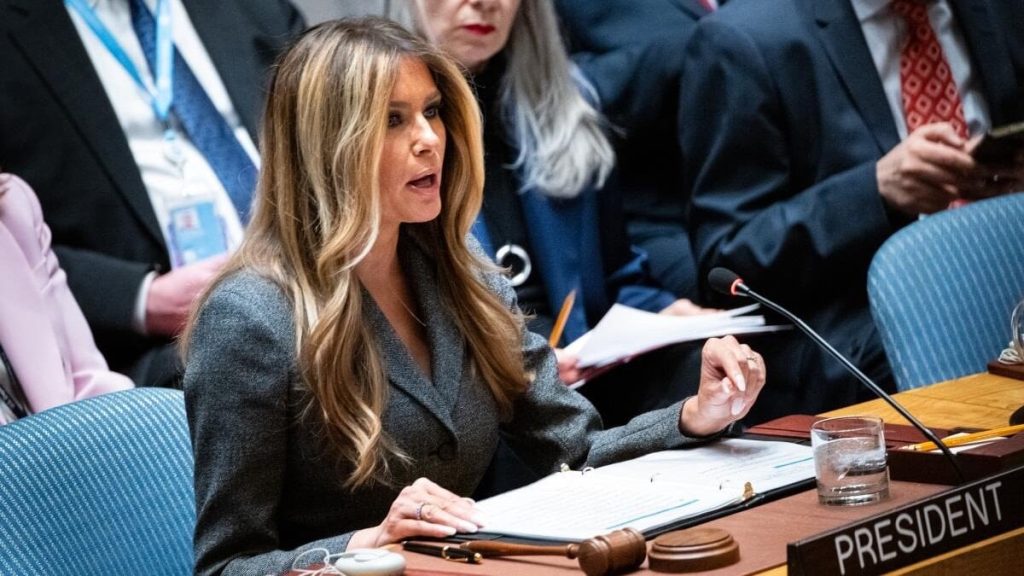 Melania Trump, İran’daki okul saldırısı sonrası BM’de çocuklar için konuştu