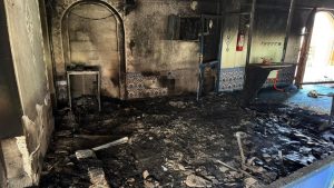 Mersin’de camiden yükselen alevler hasara neden oldu