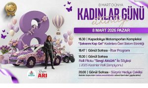Nevşehir Belediyesi’nden 8 Mart’a Özel “Kadınlar Günü” Programları