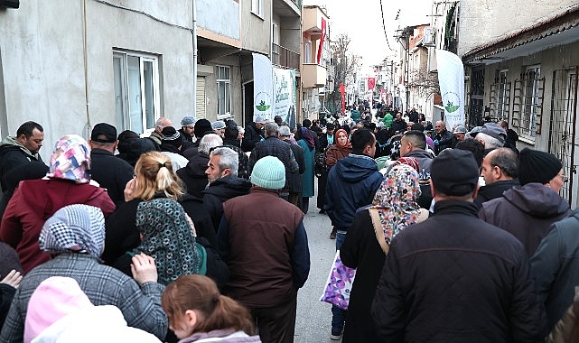 Osmangazi Belediyesi’nin İftar Sofrası Dolup Taştı