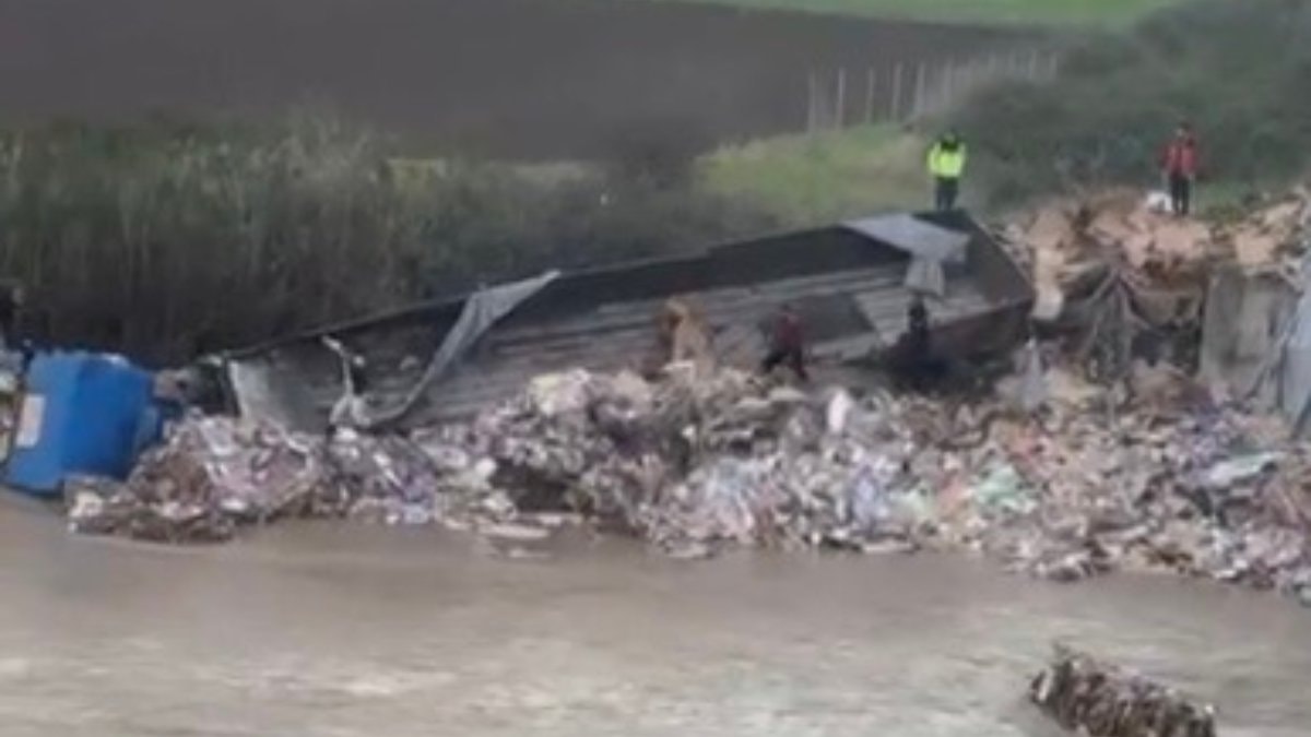 Osmaniye’de tır, Hımıs Çayı’na düştü: Sürücü öldü