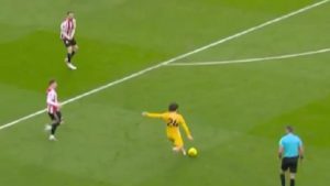 Premier Lig hesabından paylaşım! Ferdi Kadıoğlu’nun nefis şutu gündem oldu