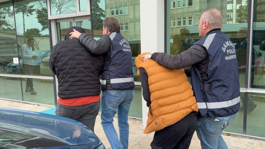Samsun’da uyuşturucu operasyonu: 2 şüpheli gözaltına alındı