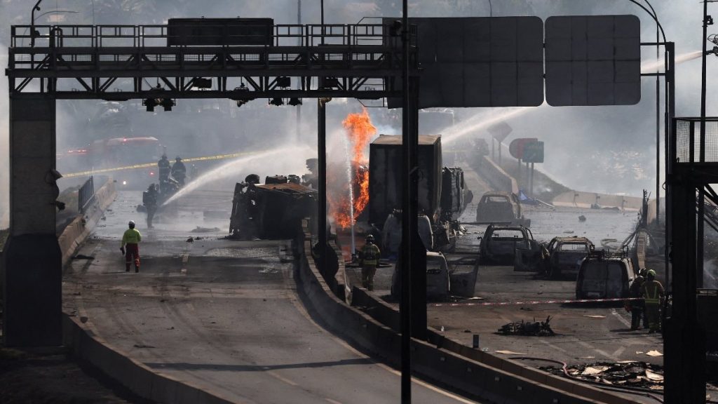 Şili’de doğal gaz taşıyan kamyonda patlama: 4 ölü