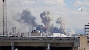 Tahran’da peş peşe patlama sesleri