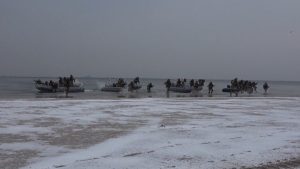 Türk ve İspanyol askerlerinden Almanya’da amfibi güç gösterisi