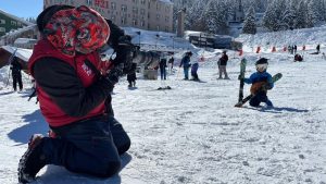 Uludağ’da hafta sonu yoğunluğu