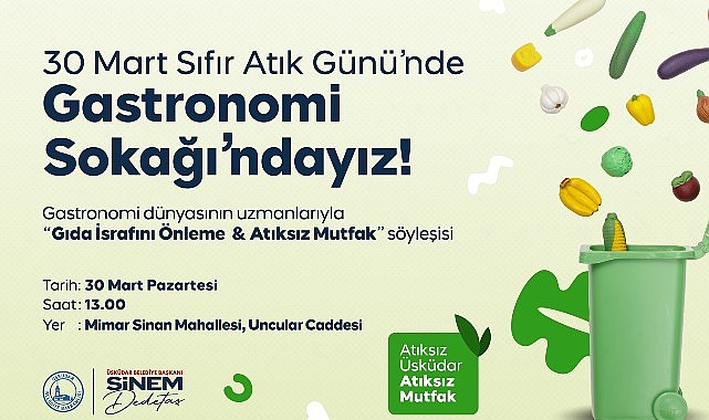 Üsküdar Belediyesi’nden Sıfır Atık Günü’ne Özel Anlamlı Proje: ‘Atıksız Üsküdar, Atıksız Mutfak’