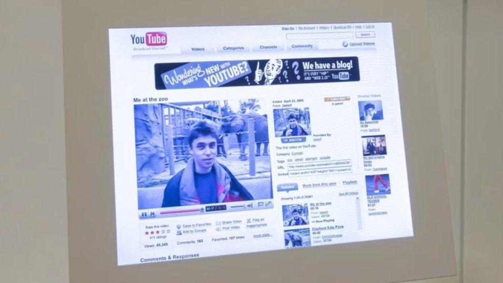 YouTube’a yüklenen ilk video Londra müzesi tarafından satın alındı