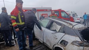 Bingöl’de kaza: 5 kişi yaralandı