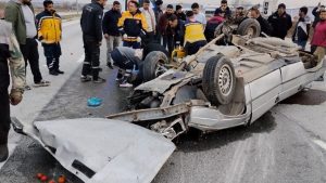 Çorum’da takla atan otomobilin sürücüsü hayatını kaybetti