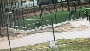 Edirnede çocuk parkında silahlar konuştu