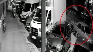 Eskişehir’de film gibi hırsızlık: Otomobili iterek çalıp götürdüler