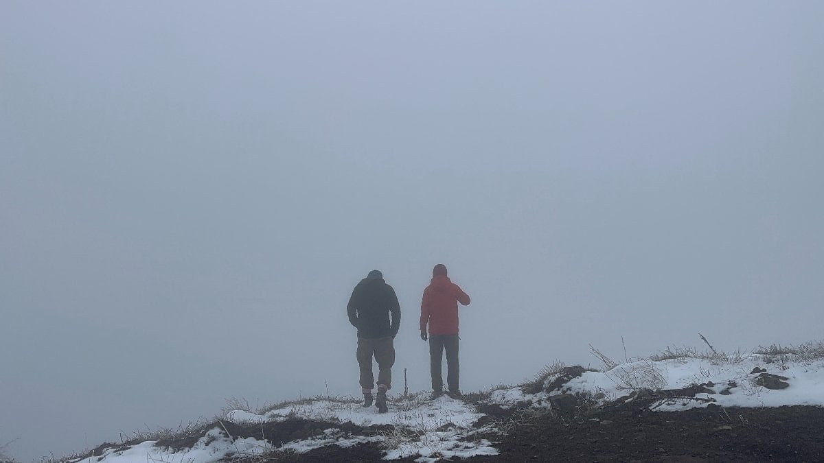 Kastamonu’da bayram tatilinde kar yağışının tadını çıkardılar
