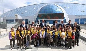 Konya Protokolü Bilim Merkezi’nde Öğrencilerle Buluştu