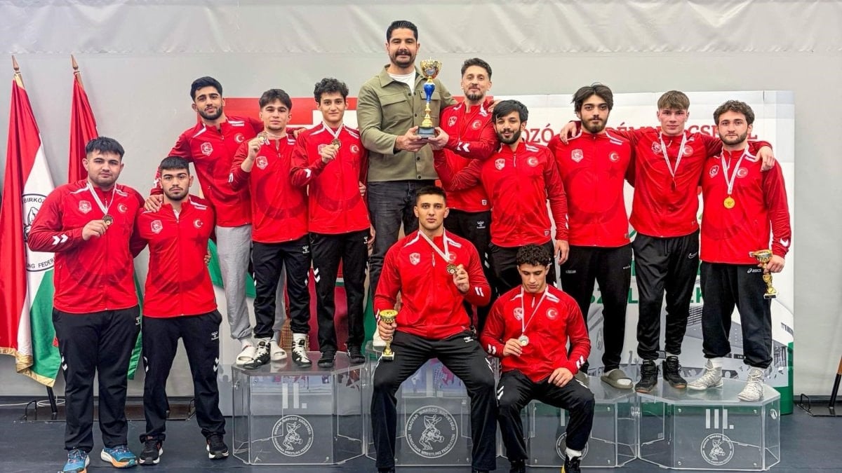 U20 Grekoromen Güreş Milli Takımı şampiyon oldu